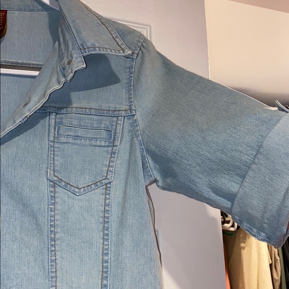 Denim Mini Dress - Picture 5 of 10